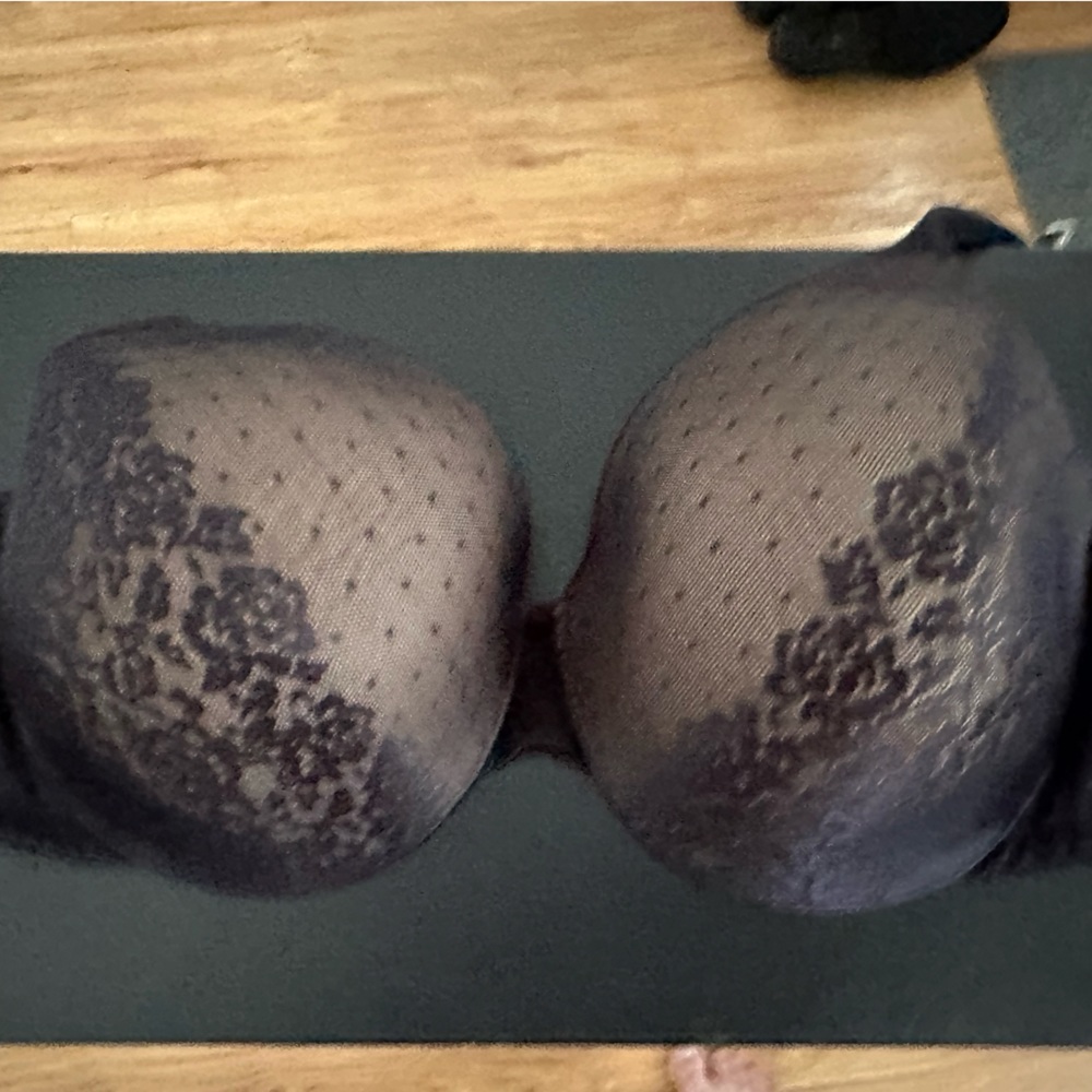 Soma black lace bra 42DDD